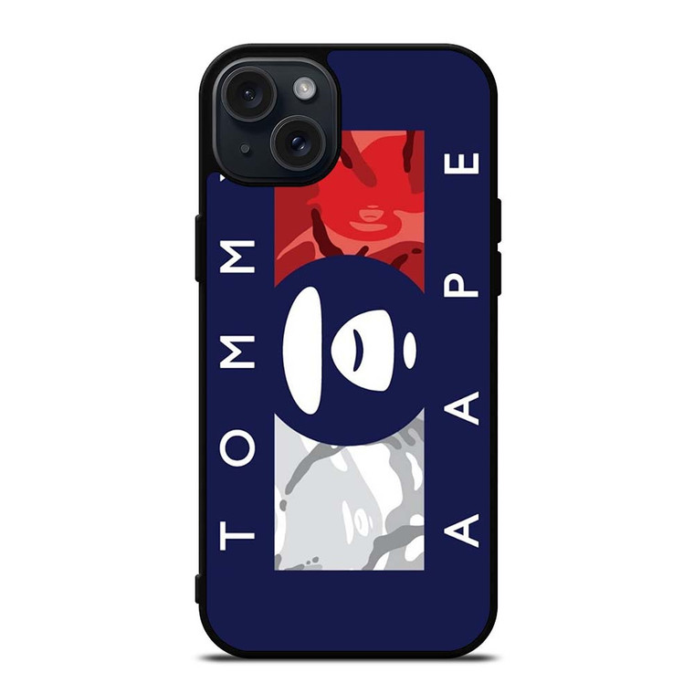 TOMMY HILFIGER BAPE CAMO LOGO iPhone 15 Plus Case