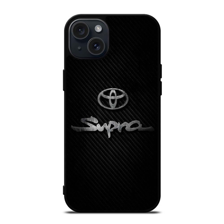 TOYOTA SUPRA CARBON LOGO iPhone 15 Plus Case