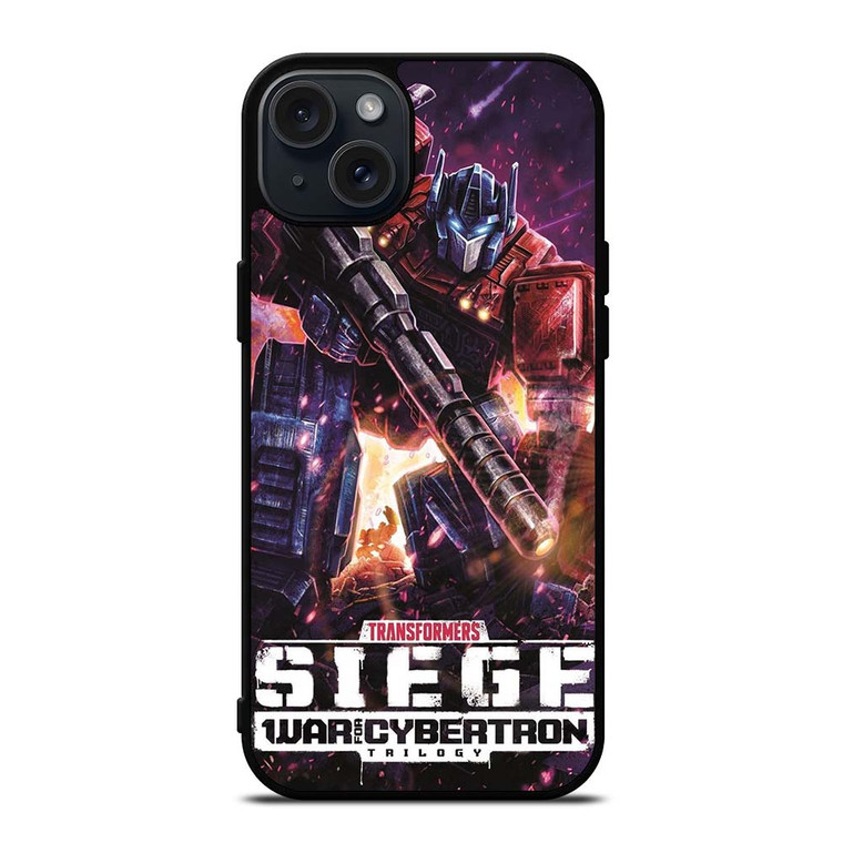 TRANSFORMERS WAR FOR CYBERTRON POSTER iPhone 15 Plus Case
