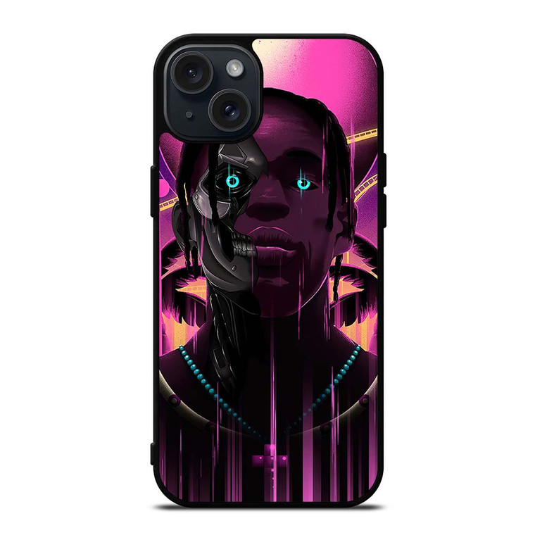 TRAVIS SCOTT RAPPER ART iPhone 15 Plus Case