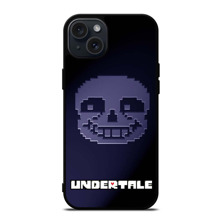 UNDERTALE SKULL 8 BIT iPhone 15 Plus Case