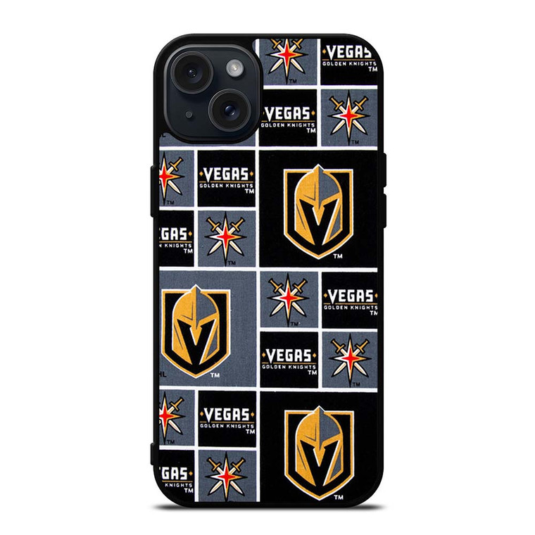 VEGAS GOLDEN KNIGHTS COLLAGE iPhone 15 Plus Case