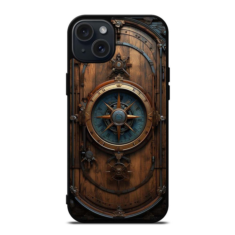 VINTAGE MAP COMPASS iPhone 15 Plus Case