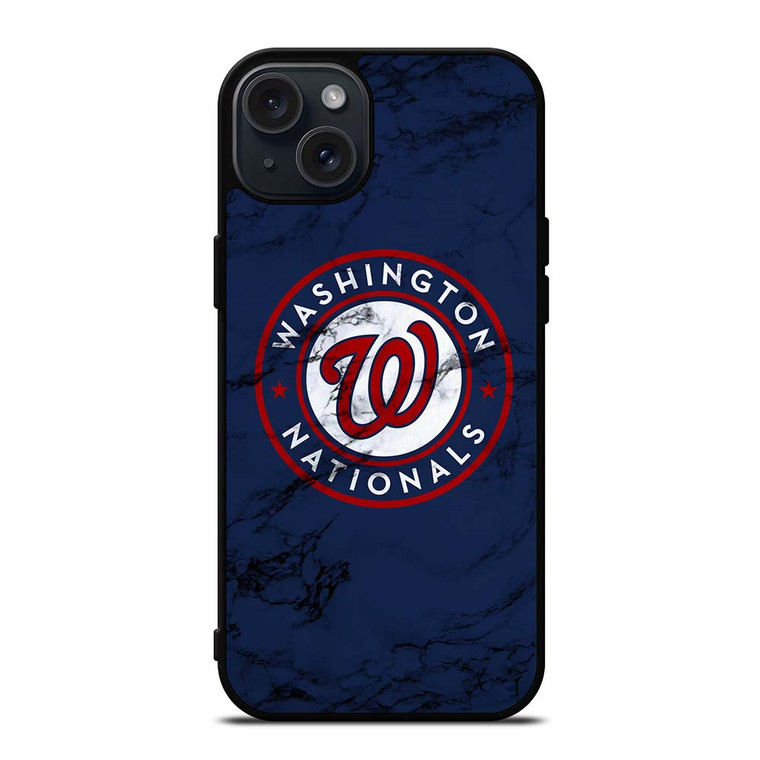 WASHINGTON NATIONALS MARBLE iPhone 15 Plus Case