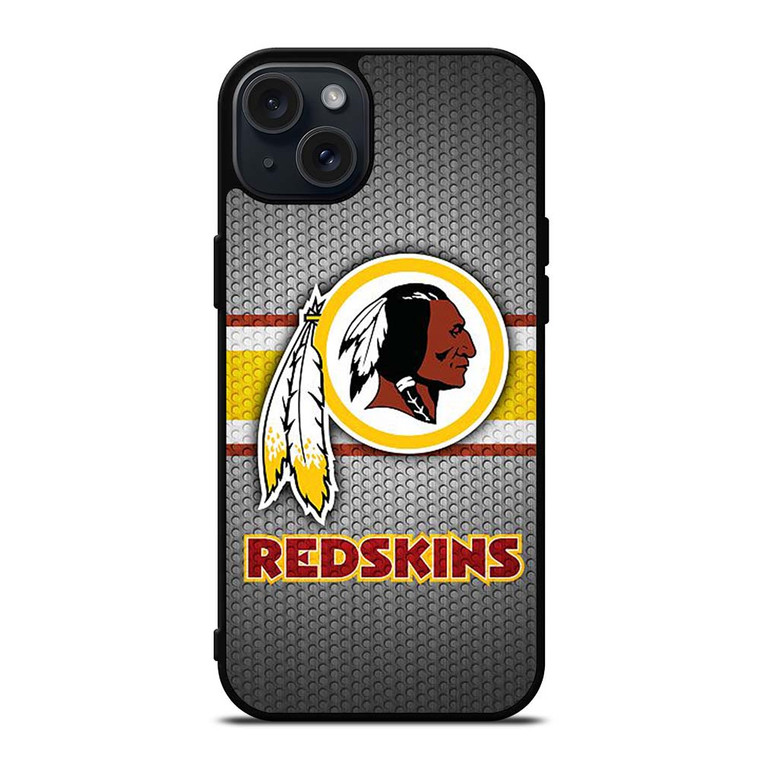 WASHINGTON REDSKINS EMBLEM CARBON iPhone 15 Plus Case