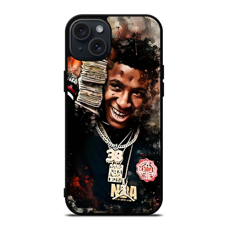 YOUNGBOY NEVER BROKE AGAIN ABSTRAC iPhone 15 Plus Case YOUNGBOY NEVER BROKE AGAIN ABSTRAC iPhone 15 Plus Case
