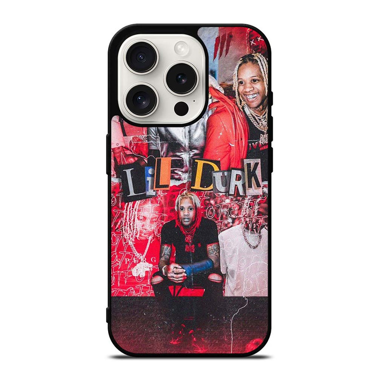 LIL DURK RAPPER COLLAGE iPhone 15 Pro Case