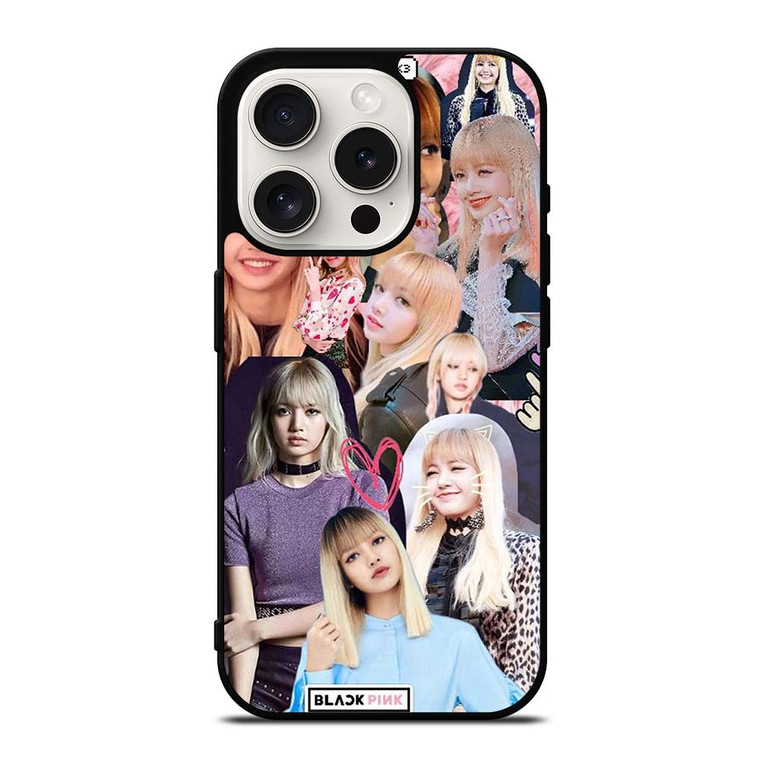 LISA BLACK PINK COLLAGE iPhone 15 Pro Case