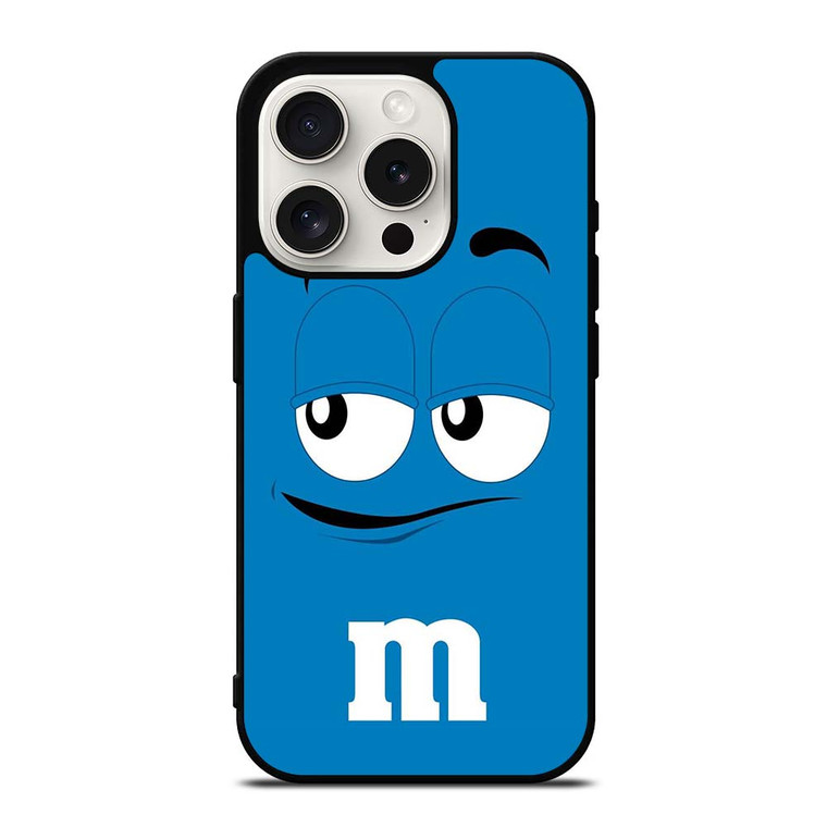 M&M BLUE iPhone 15 Pro Case