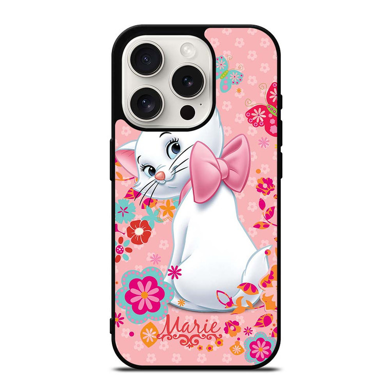 MARIE THE ARISTOCATS CAT FLOWER DISNEY iPhone 15 Pro Case