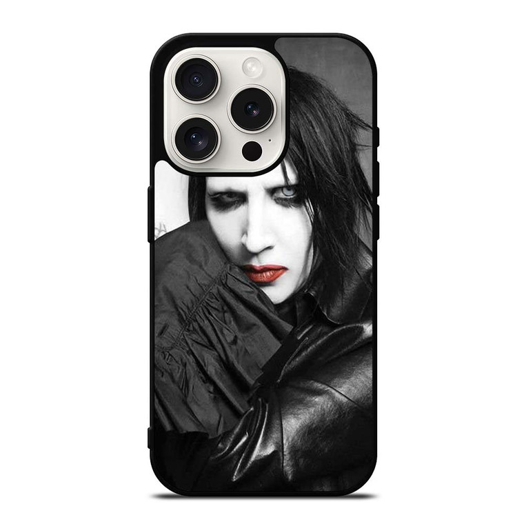 MARILYN MANSON GOTH FACE 2 iPhone 15 Pro Case