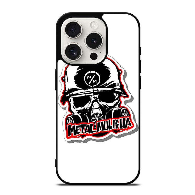 METAL MULISHA WHITE LOGO iPhone 15 Pro Case