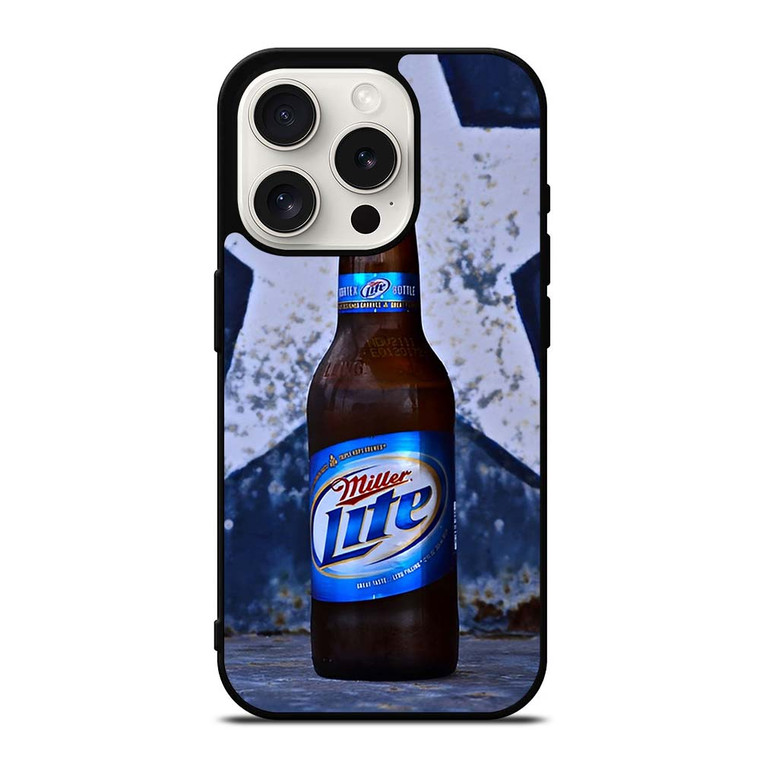 MILLER LITE BOTTLE BEER iPhone 15 Pro Case