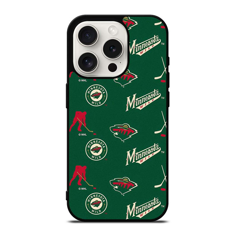 MINNESOTA WILD NHL PATTERN iPhone 15 Pro Case
