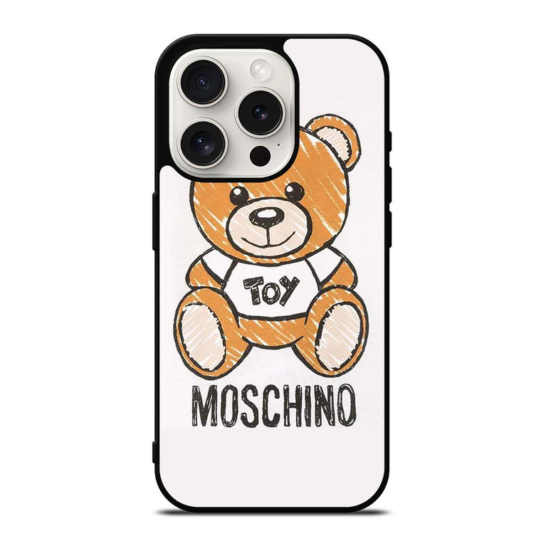 MOSCHINO BEAR ART iPhone 15 Pro Case MOSCHINO BEAR ART iPhone 15 Pro Case
