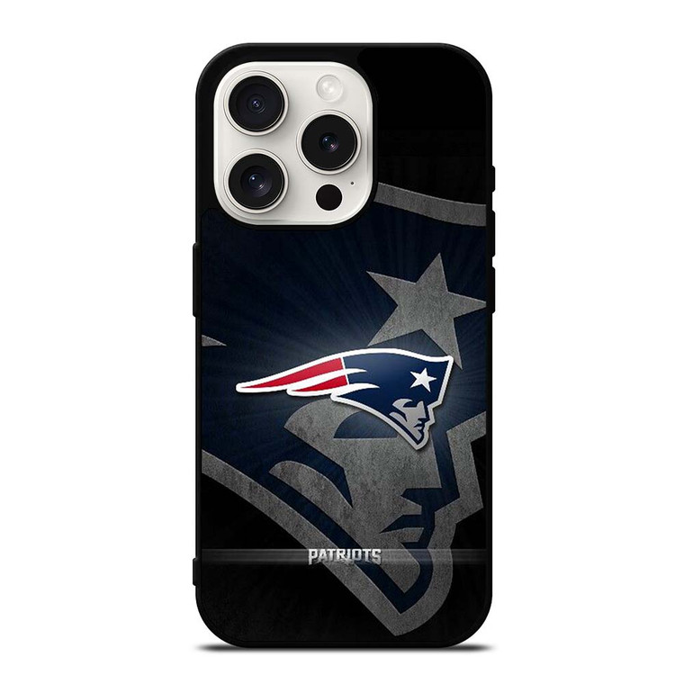 NEW ENGLAND PATRIOTS METAL LOGO iPhone 15 Pro Case NEW ENGLAND PATRIOTS METAL LOGO iPhone 15 Pro Case