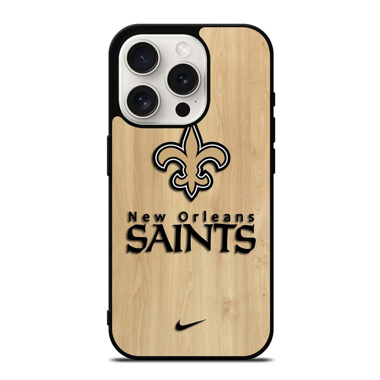 NEW ORLEANS SAINTS NIKE WOOD iPhone 15 Pro Case