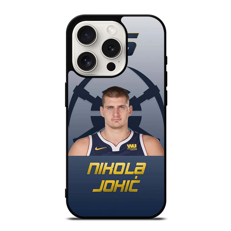 NIKOLA JOKIC DENVER NUGGETS SYMBOL iPhone 15 Pro Case