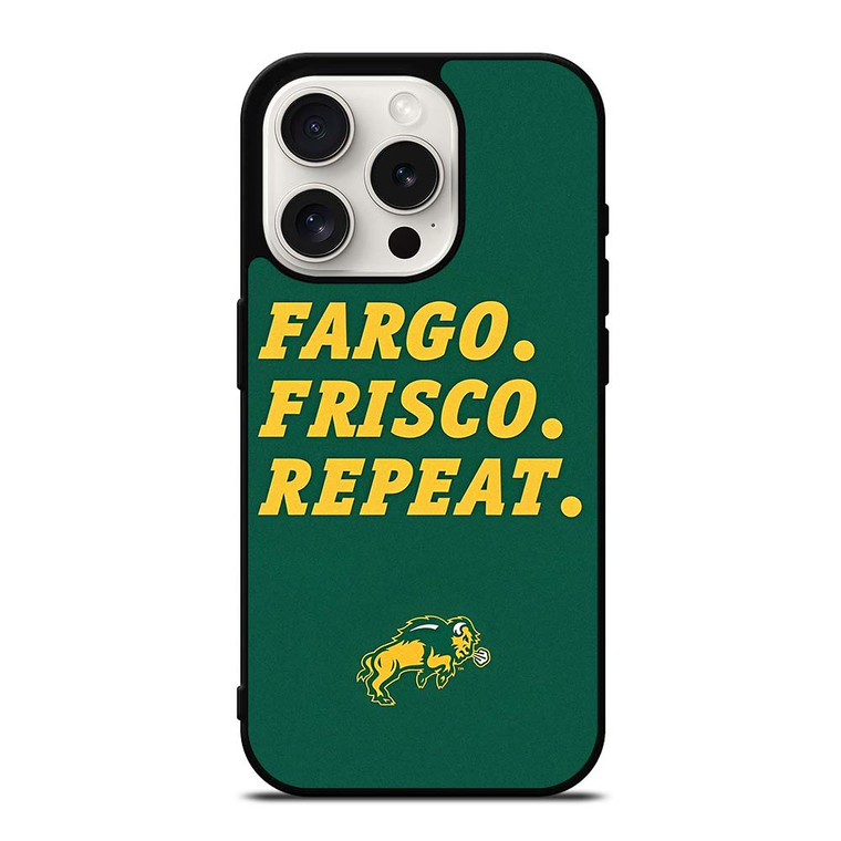 NORTH DAKOTA BISON PRIDE FOOTBALL NDSU iPhone 15 Pro Case NORTH DAKOTA BISON PRIDE FOOTBALL NDSU iPhone 15 Pro Case
