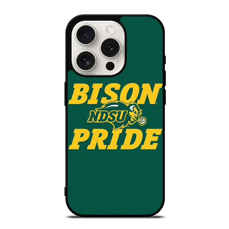 NORTH DAKOTA BISON PRIDE NDSU FOOTBALL iPhone 15 Pro Case NORTH DAKOTA BISON PRIDE NDSU FOOTBALL iPhone 15 Pro Case