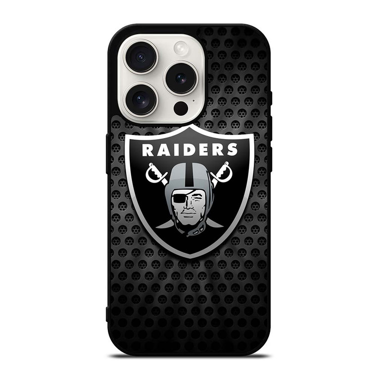 OAKLAND RAIDERS METAL LOGO iPhone 15 Pro Case OAKLAND RAIDERS METAL LOGO iPhone 15 Pro Case