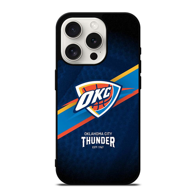 OKLAHOMA CITY THUNDER NBA SYMBOL iPhone 15 Pro Case
