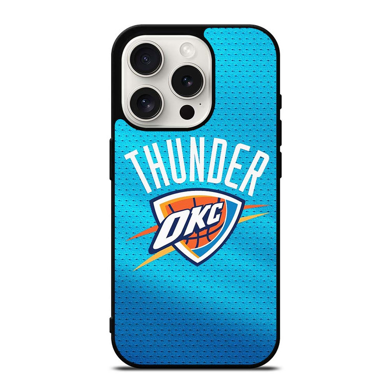 OKLAHOMA CITY THUNDER OKC SYMBOL iPhone 15 Pro Case OKLAHOMA CITY THUNDER OKC SYMBOL iPhone 15 Pro Case