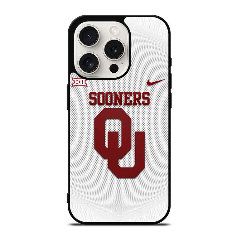 OKLAHOMA SOONERS JERSEY iPhone 15 Pro Case