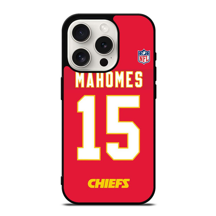 PATRICK MAHOMES KANSAS CITY CHIEFS KIT iPhone 15 Pro Case PATRICK MAHOMES KANSAS CITY CHIEFS KIT iPhone 15 Pro Case