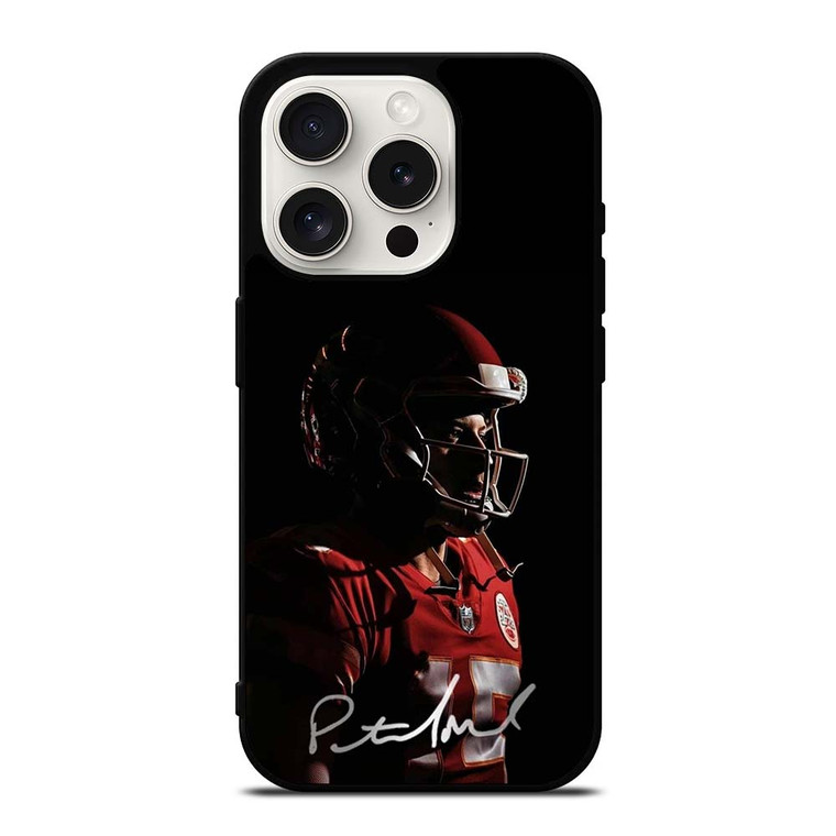 PATRICK MAHOMES KC CHIEFS SIGNATURE iPhone 15 Pro Case