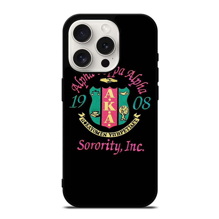 PINK AND GREEN AKA LOGO iPhone 15 Pro Case
