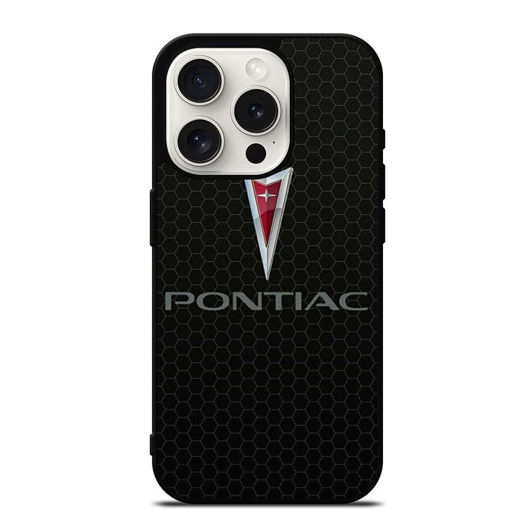 PONTIAC AUTOMOBILE LOGO METAL iPhone 15 Pro Case PONTIAC AUTOMOBILE LOGO METAL iPhone 15 Pro Case
