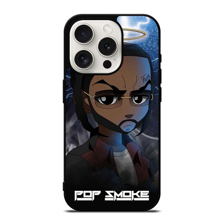 POP SMOKE RAPPER CARTOON LOGO iPhone 15 Pro Case