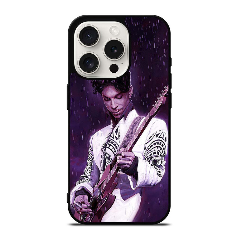 PRINCE PURPLE IN MEMORIAM GUITAR iPhone 15 Pro Case