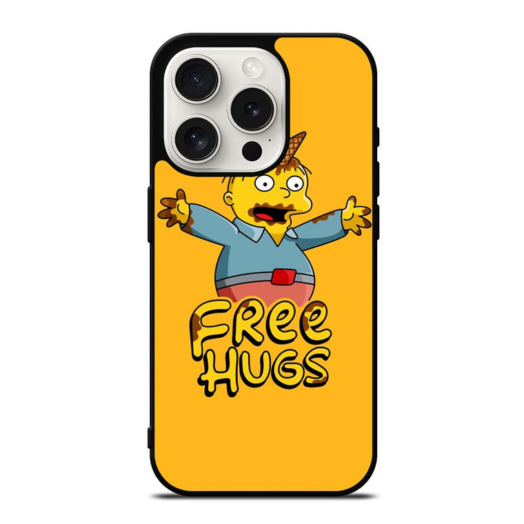 RALPH WIGGUM THE SIMPSONS FREE HUG iPhone 15 Pro Case RALPH WIGGUM THE SIMPSONS FREE HUG iPhone 15 Pro Case
