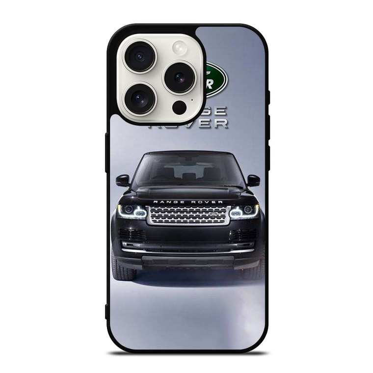 RANGE ROVER LAND ROVER BLACK CAR iPhone 15 Pro Case RANGE ROVER LAND ROVER BLACK CAR iPhone 15 Pro Case