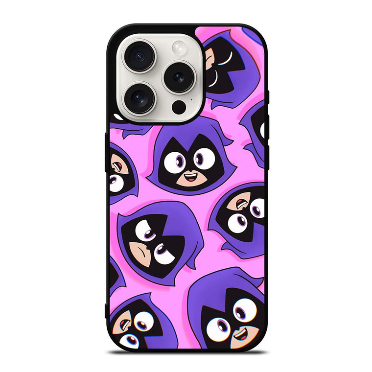 RAVEN TEEN TITANS GO PATTERN iPhone 15 Pro Case