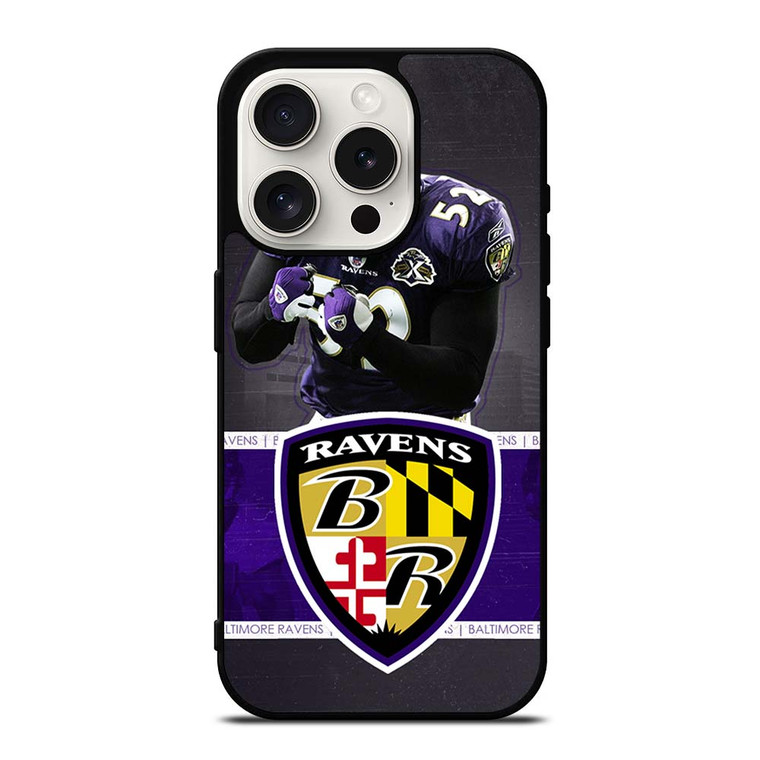 RAY LEWIS BALTIMORE RAVENS FOOTBALL iPhone 15 Pro Case RAY LEWIS BALTIMORE RAVENS FOOTBALL iPhone 15 Pro Case
