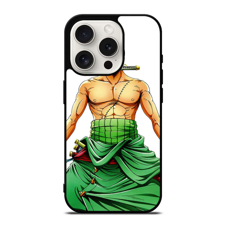 RORONOA ZORO ONE PIECE ANIME 2 iPhone 15 Pro Case