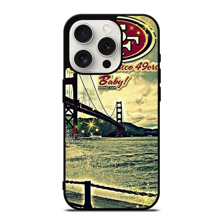 sf49ers SF 49ERS BRIDGE FOOTBALL iPhone 15 Pro Case