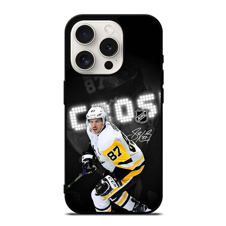 SIDNEY CROSBY PITTSBURGH PENGUINS HOCKEY iPhone 15 Pro Case