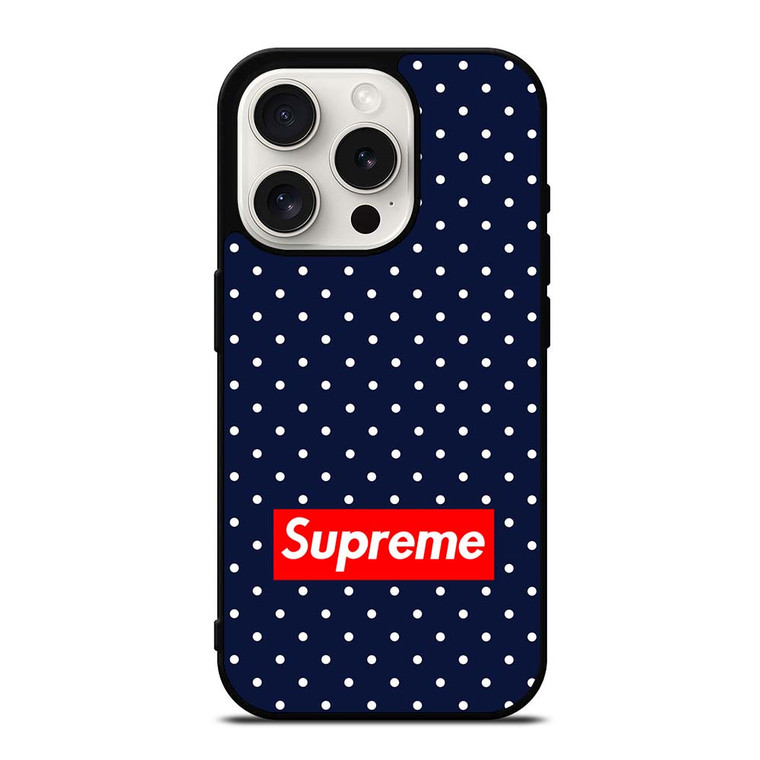 SUPREME FLORAL POLKADOTS iPhone 15 Pro Case