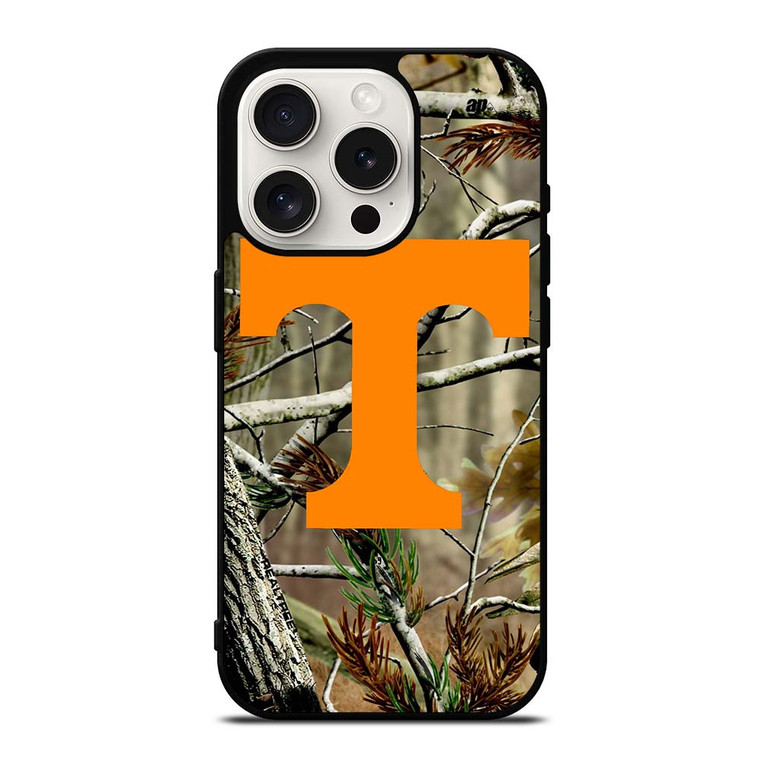 TENNESSEE VOLUNTEERS CAMO LOGO iPhone 15 Pro Case