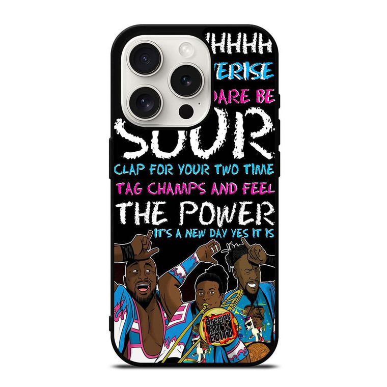 THE NEW DAY WRESTLING WWE ART iPhone 15 Pro Case THE NEW DAY WRESTLING WWE ART iPhone 15 Pro Case