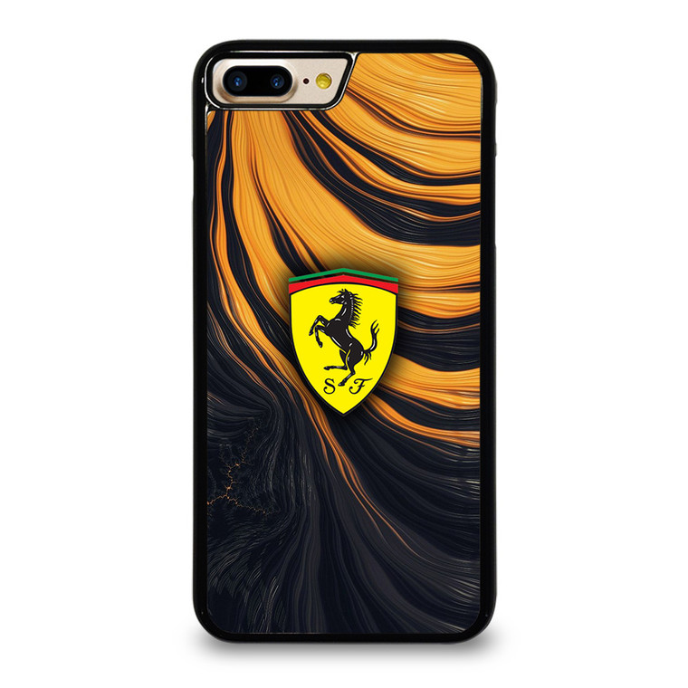 FERRARI LOGO YELLOW LIQUID iPhone 7 Plus Case