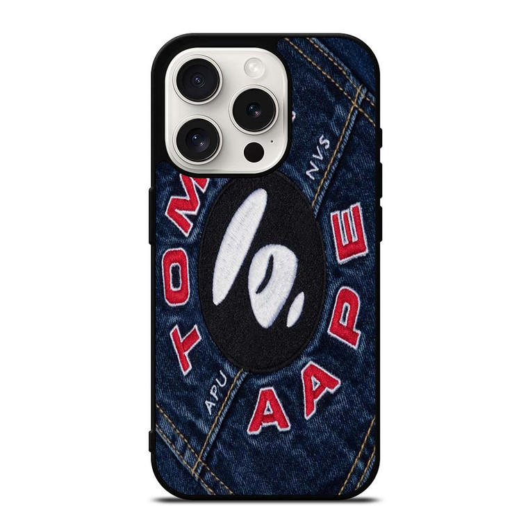 TOMMY HILFIGER A BATHING APE JEANS iPhone 15 Pro Case