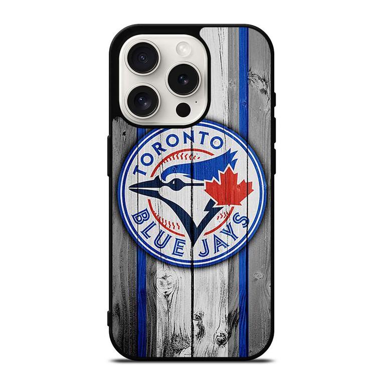 TORONTO BLUE JAYS WOODEN LOGO iPhone 15 Pro Case