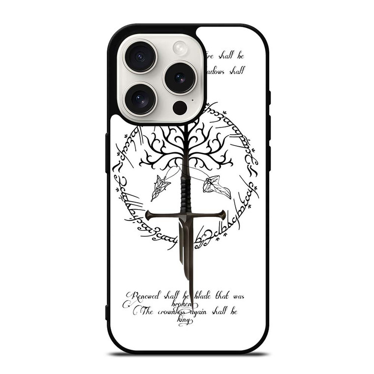 TREE LORD OF THE RING SWORD iPhone 15 Pro Case TREE LORD OF THE RING SWORD iPhone 15 Pro Case