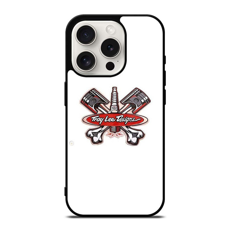 TROY LEE DESIGNS PISTON LOGO iPhone 15 Pro Case