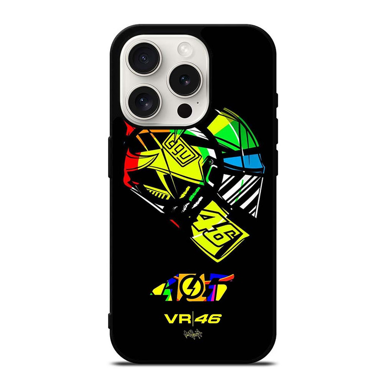 VR VALENTINO ROSSI 46 HELMET iPhone 15 Pro Case